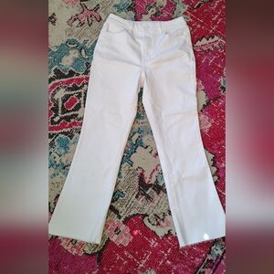Sonoma Women's Kick Crop Leg Jeans in White